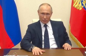 Владимир Путин выступил с новым телеобращением к россиянам.