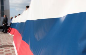Глава ПГО В,В.Соколов поздравил пышминцев с Днём Государственного флага РФ 