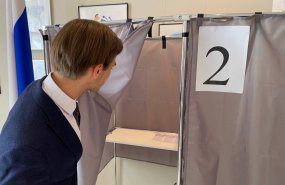 Учебный избирательный участок открылся в Свердловской области 