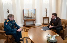 Новый военный комиссар Свердловской области представлен губернатору Евгению Куйвашеву