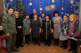 Свердловчане поздравили жителей Макеевки с Новым годом
