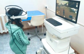 «Космическое» оборудование больницы «Липовка» помогает лечить детей с ДЦП и другими заболеваниями опорно-двигательного аппарата