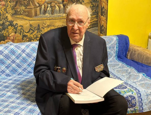 Жорж Токарев отметил 100-летий юбилей и подал заявку для голосования на дому