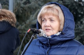Людмила Бабушкина поприветствовала участников ряда патриотических и спортивных мероприятий в Пышме